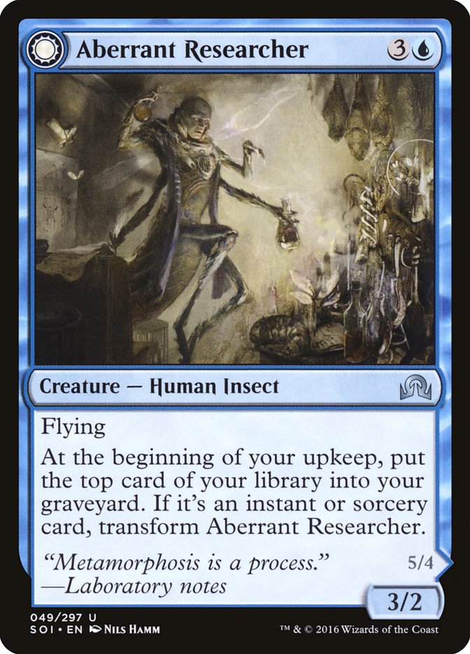 Aberrant Researcher // Perfected Form [Shadows over Innistrad] | Lots Moore NSW