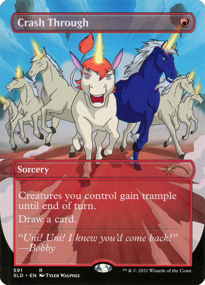 Crash Through (Borderless) [Secret Lair Drop Promos] | Lots Moore NSW