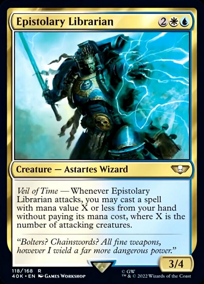 Epistolary Librarian (Surge Foil) [Warhammer 40,000] | Lots Moore NSW