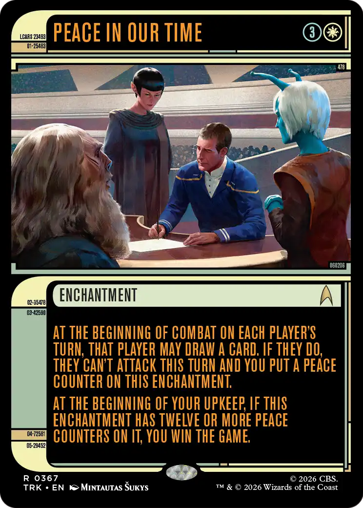 Peace in Our Time (Showcase) [Star Trek] | Lots Moore NSW