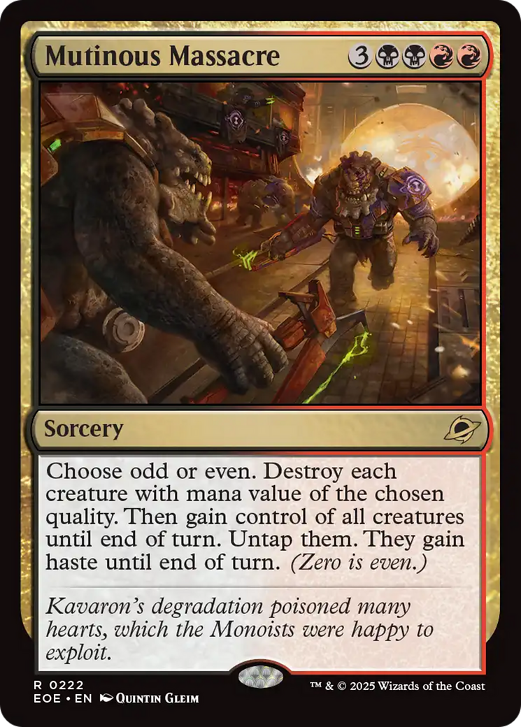 Mutinous Massacre [Edge of Eternities] | Lots Moore NSW