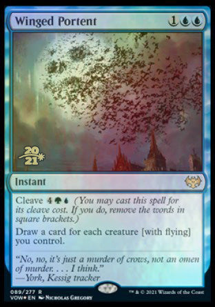 Winged Portent [Innistrad: Crimson Vow Prerelease Promos] | Lots Moore NSW