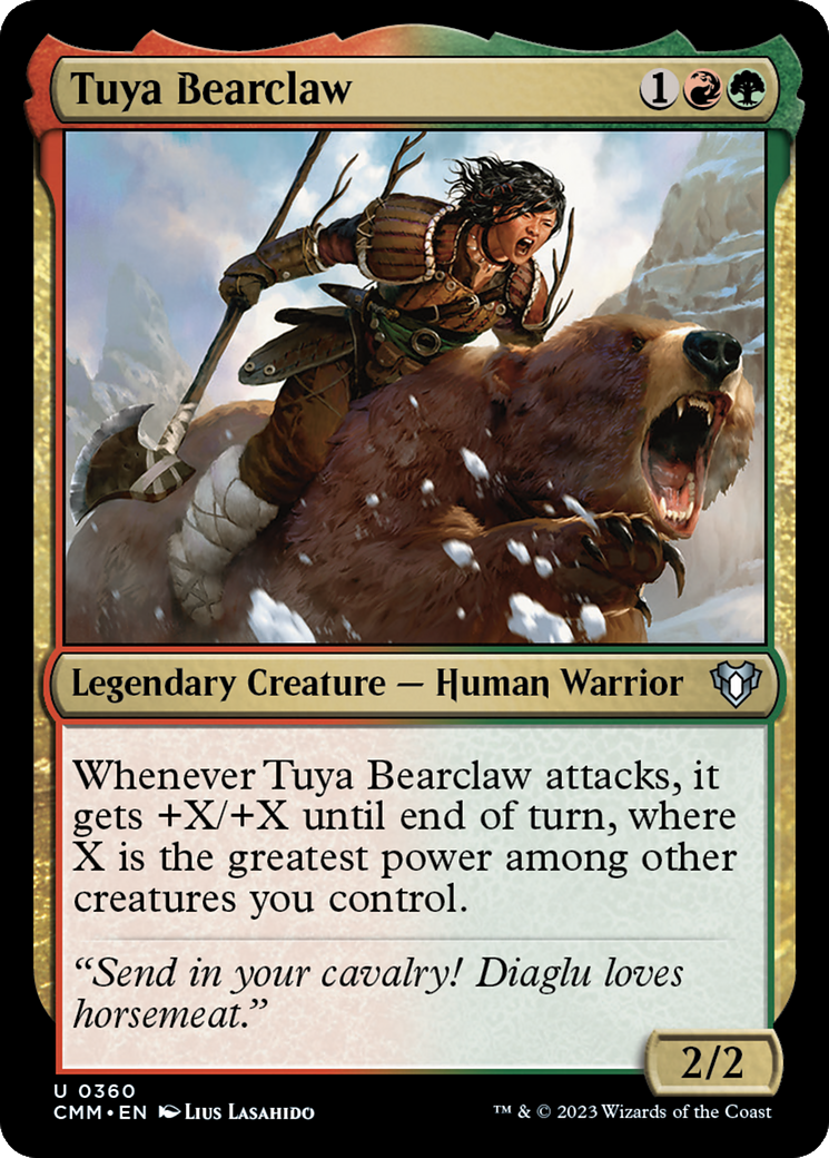 Tuya Bearclaw [Commander Masters] | Lots Moore NSW