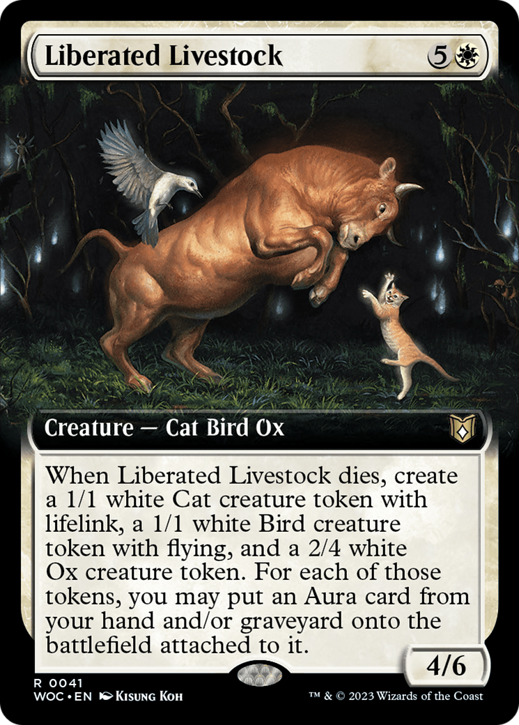 Liberated Livestock (Extended Art) [Wilds of Eldraine Commander] | Lots Moore NSW