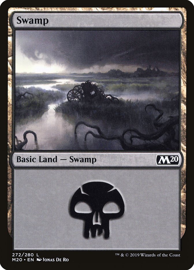 Swamp (272) [Core Set 2020] | Lots Moore NSW