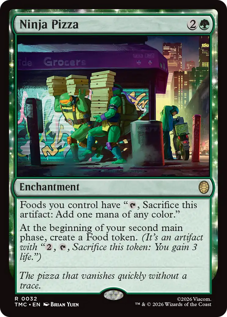 Ninja Pizza [Teenage Mutant Ninja Turtles Commander] Magic: The Gathering | Lots Moore NSW
