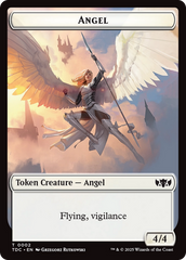 Angel // Spirit Double-Sided Token [Tarkir: Dragonstorm Commander Tokens] | Lots Moore NSW