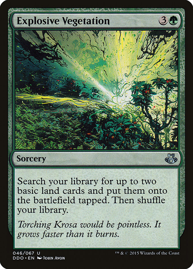 Explosive Vegetation [Duel Decks: Elspeth vs. Kiora] | Lots Moore NSW