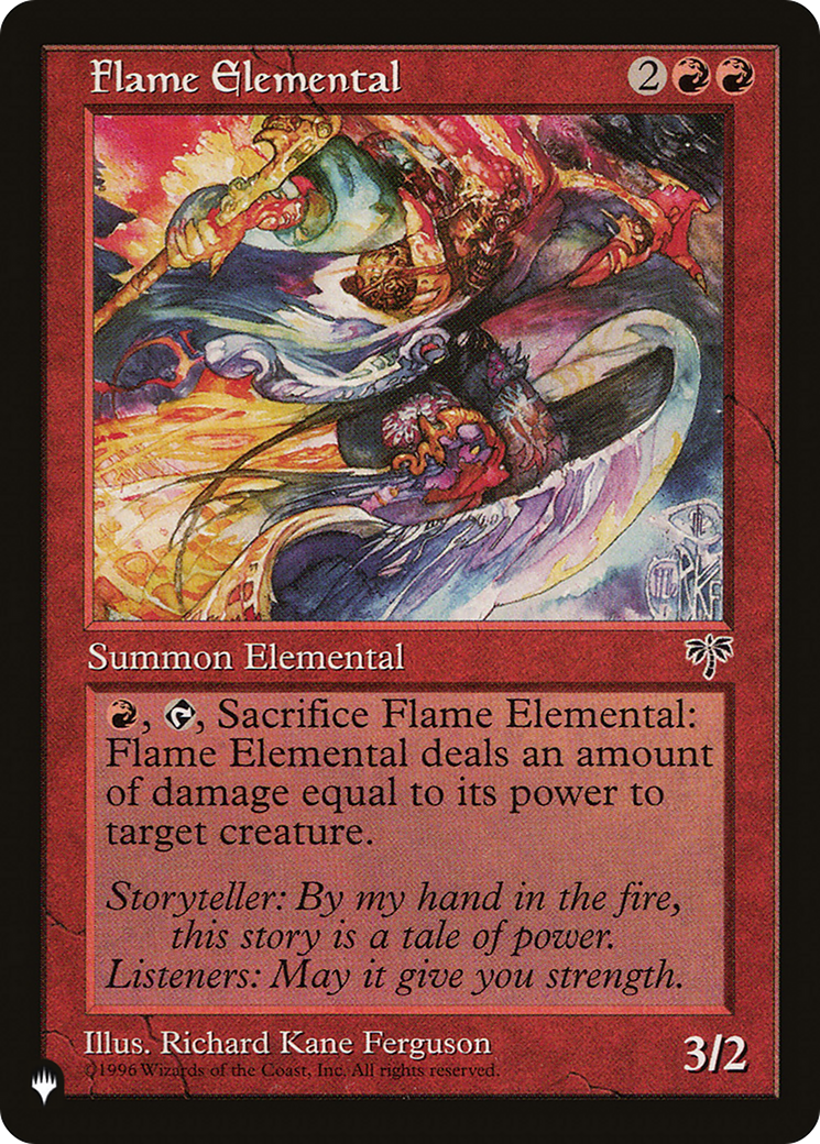 Flame Elemental [The List] | Lots Moore NSW