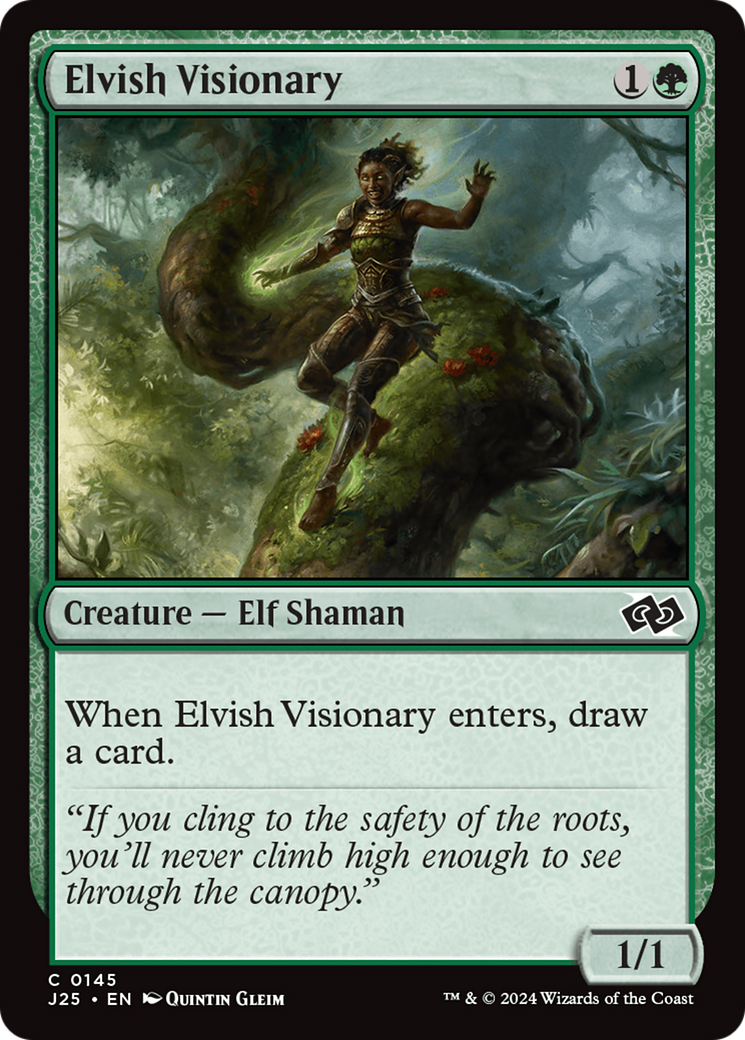 Elvish Visionary [Foundations Jumpstart] | Lots Moore NSW