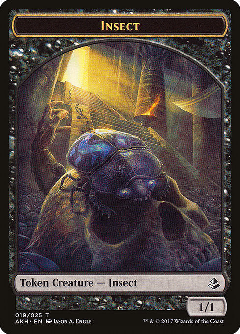 Sacred Cat // Insect Double-Sided Token [Amonkhet Tokens] | Lots Moore NSW