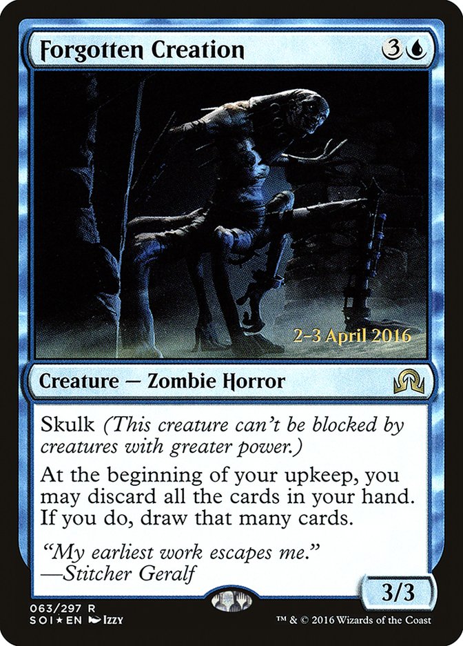 Forgotten Creation [Shadows over Innistrad Prerelease Promos] | Lots Moore NSW
