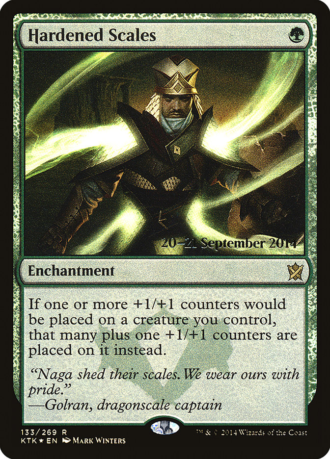 Hardened Scales [Khans of Tarkir Prerelease Promos] | Lots Moore NSW