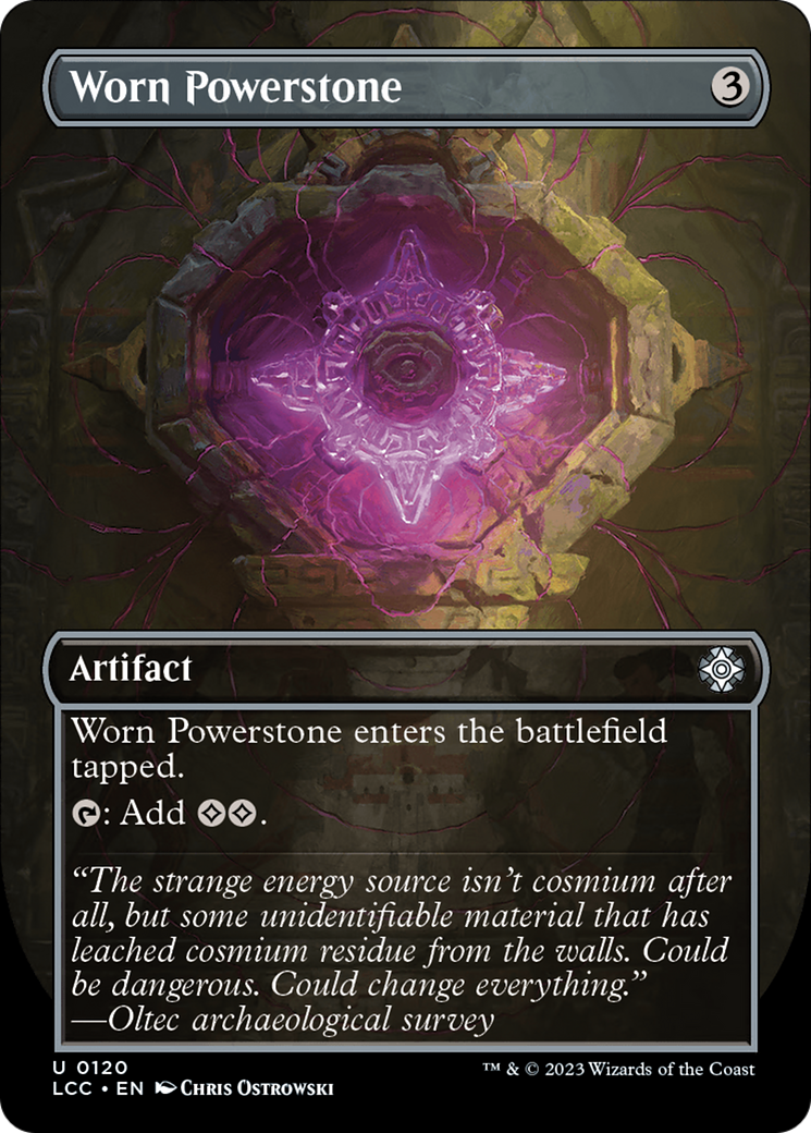 Worn Powerstone (Borderless) [The Lost Caverns of Ixalan Commander] | Lots Moore NSW