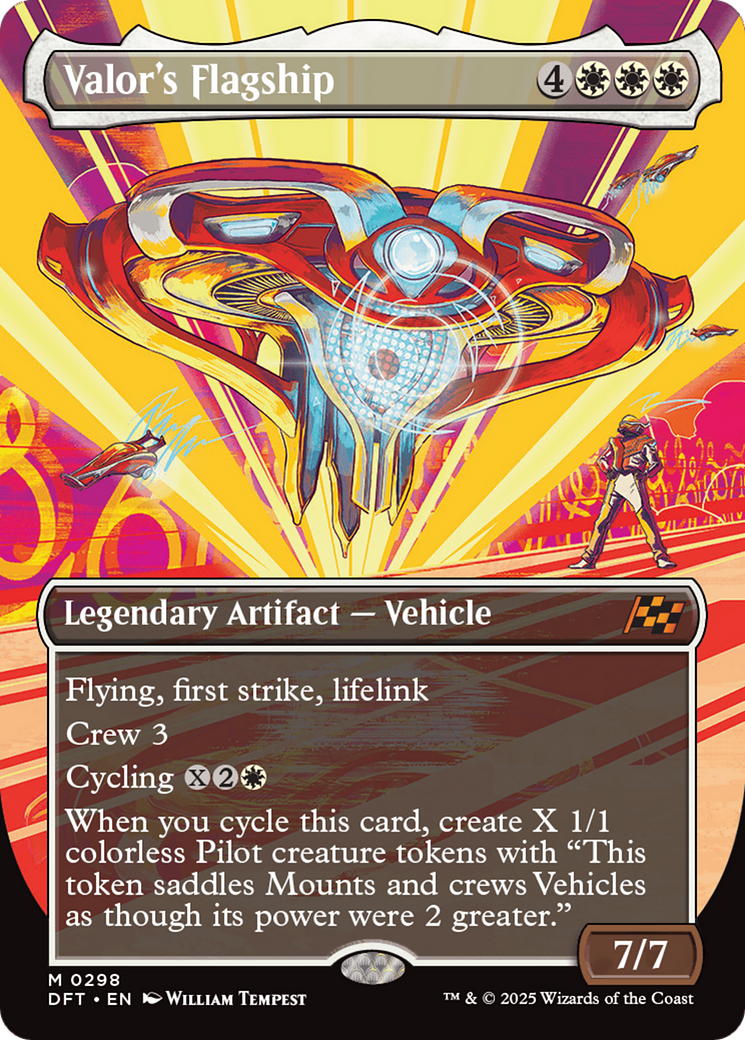 Valor's Flagship (Borderless) [Aetherdrift] | Lots Moore NSW