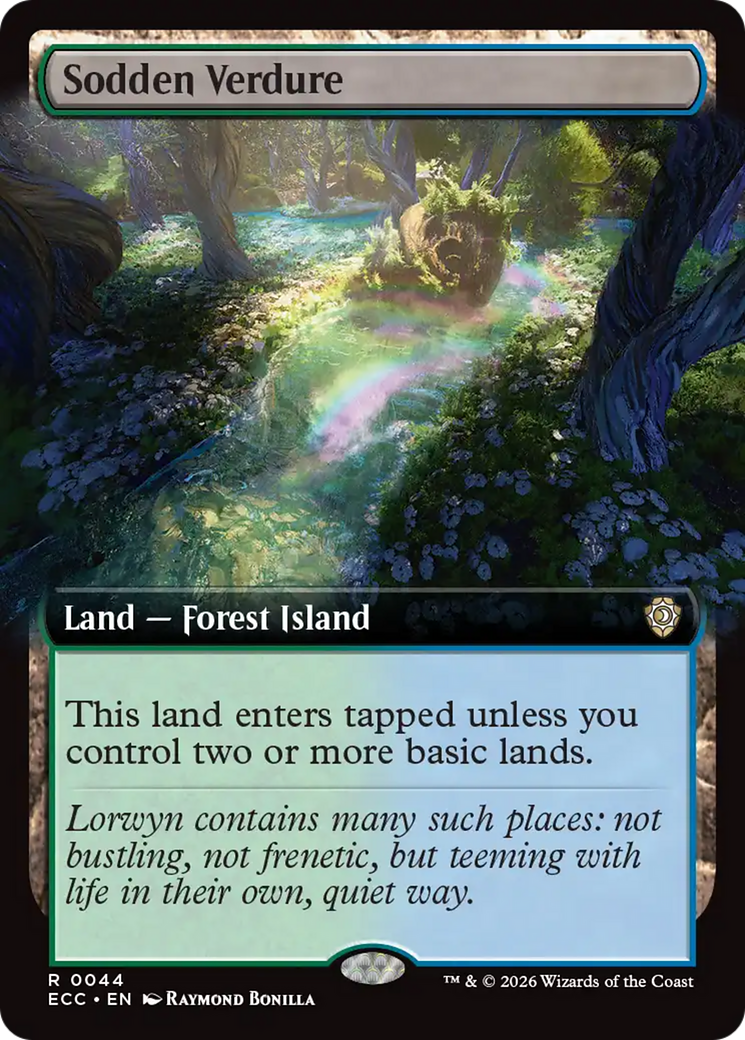 Sodden Verdure (Extended Art) [Lorwyn Eclipsed Commander] | Lots Moore NSW