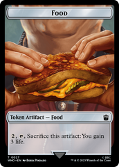 Alien Warrior // Food (0027) Double-Sided Token [Doctor Who Tokens] | Lots Moore NSW
