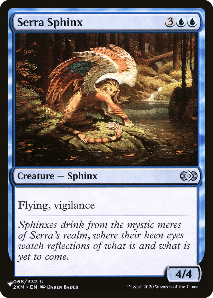 Serra Sphinx [The List Reprints] | Lots Moore NSW