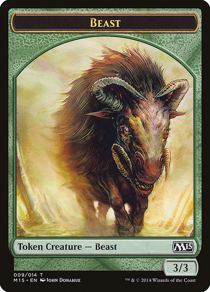Beast Token (009/014) [Magic 2015 Tokens] | Lots Moore NSW