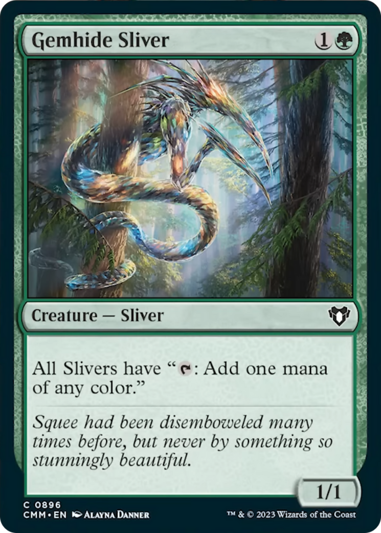 Gemhide Sliver [Commander Masters] | Lots Moore NSW