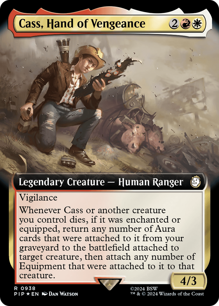 Cass, Hand of Vengeance (Extended Art) (Surge Foil) [Fallout] | Lots Moore NSW