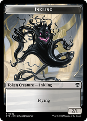 Inkling // Treasure Double-Sided Token [Outlaws of Thunder Junction Commander Tokens] | Lots Moore NSW