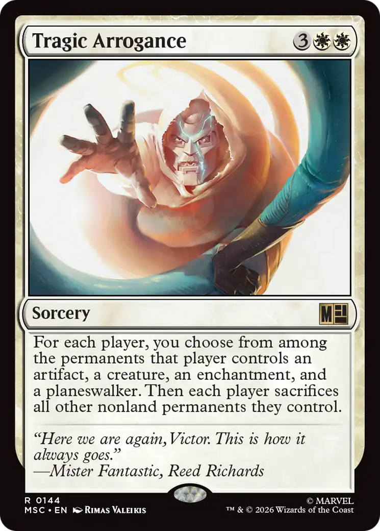 Tragic Arrogance (Surge Foil) [Marvel Super Heroes Commander] | Lots Moore NSW