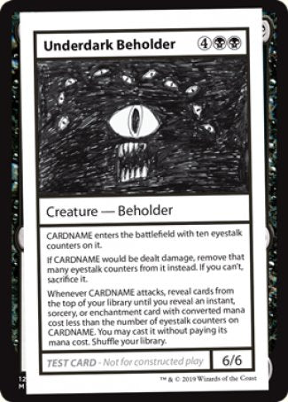 Underdark Beholder (2021 Edition) [Mystery Booster Playtest Cards] | Lots Moore NSW