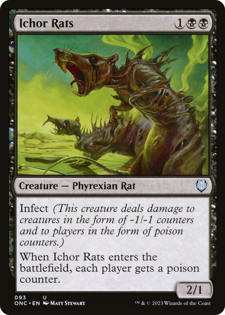 Ichor Rats [Phyrexia: All Will Be One Commander] | Lots Moore NSW