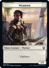 Zombie Knight // Warrior Double-Sided Token [Dominaria United Commander Tokens] | Lots Moore NSW