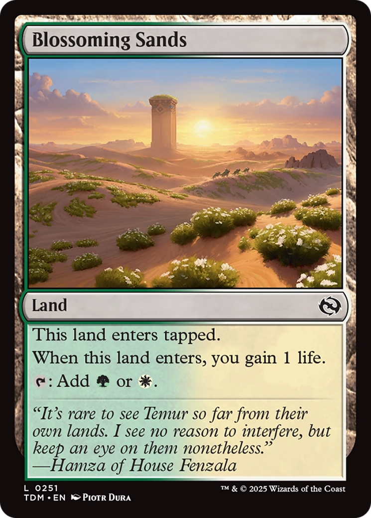 Blossoming Sands [Tarkir: Dragonstorm] | Lots Moore NSW