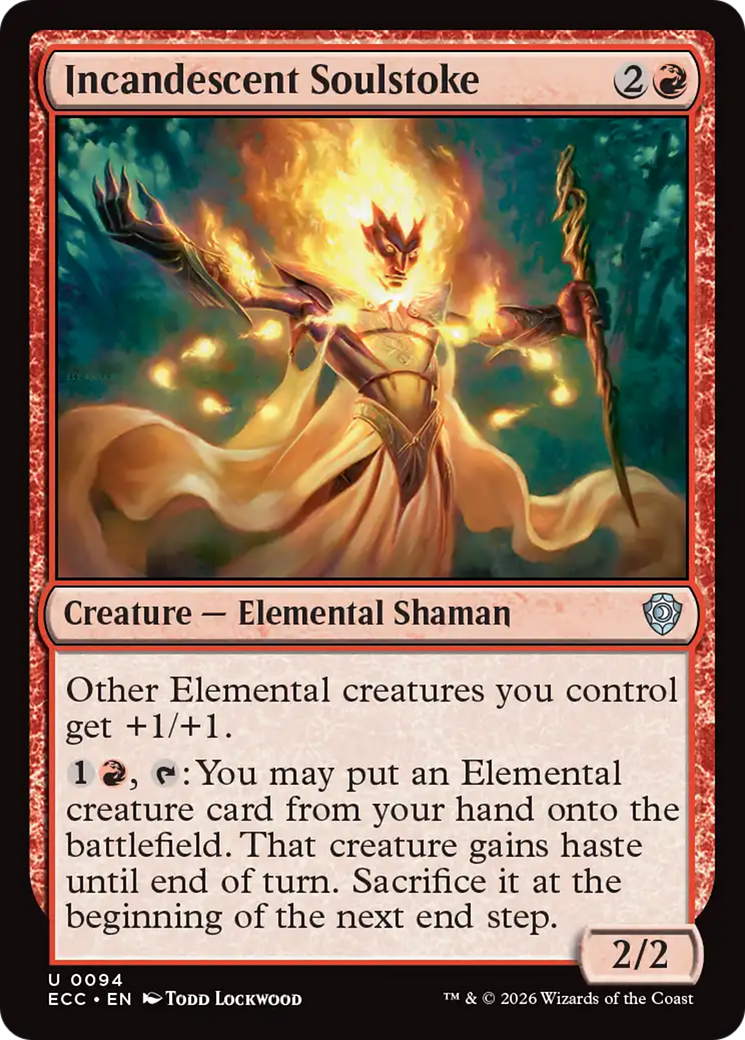 Incandescent Soulstoke [Lorwyn Eclipsed Commander] | Lots Moore NSW