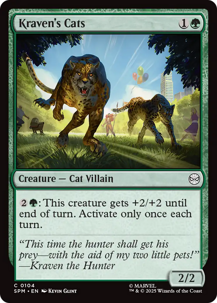 Kraven's Cats [Marvel's Spider-Man] | Lots Moore NSW