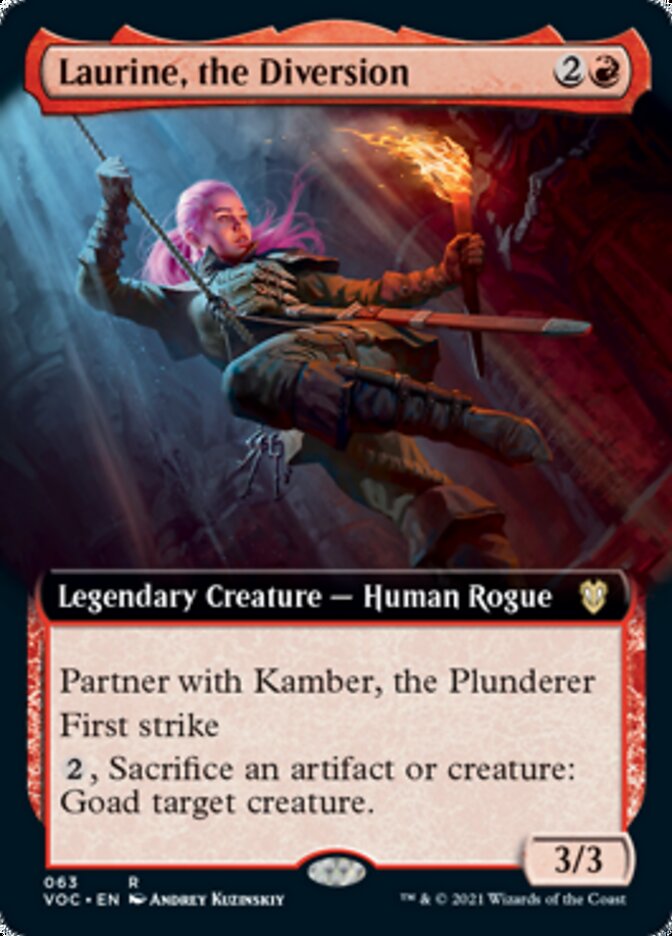 Laurine, the Diversion (Extended Art) [Innistrad: Crimson Vow Commander] | Lots Moore NSW