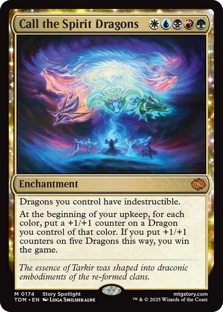 Call the Spirit Dragons [Tarkir: Dragonstorm] | Lots Moore NSW