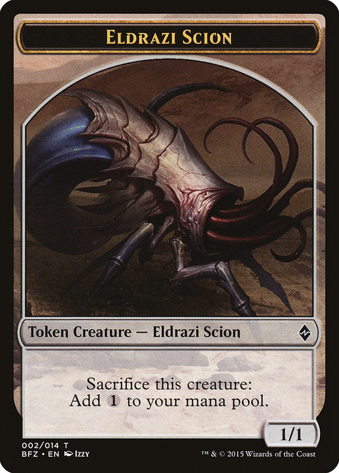 Eldrazi Scion Token (002/014) [Battle for Zendikar Tokens] | Lots Moore NSW