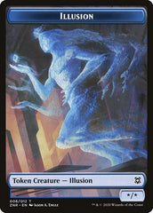 Construct // Illusion Double-Sided Token [Zendikar Rising Tokens] | Lots Moore NSW