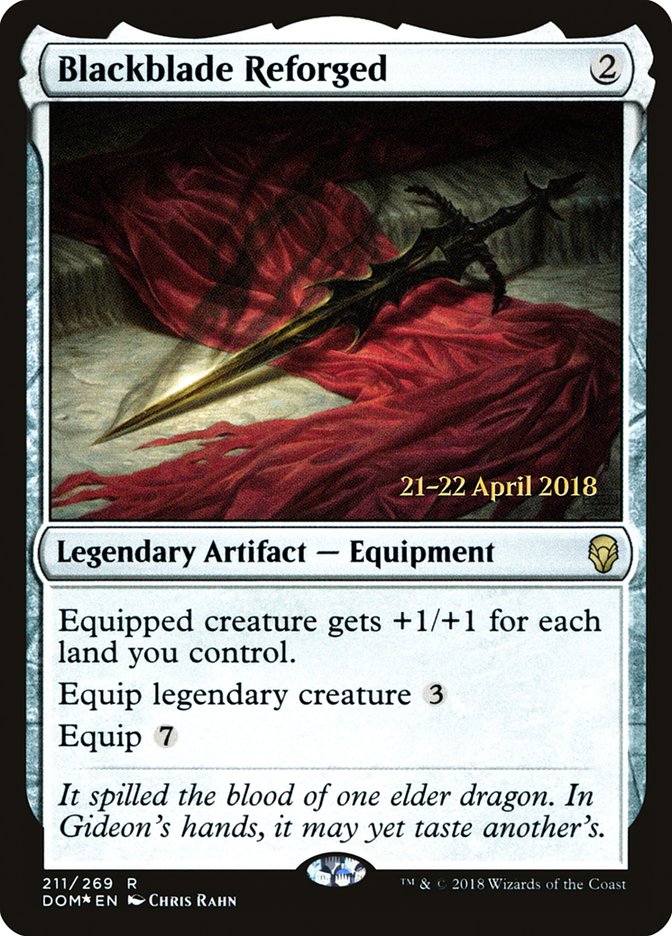 Blackblade Reforged [Dominaria Prerelease Promos] | Lots Moore NSW