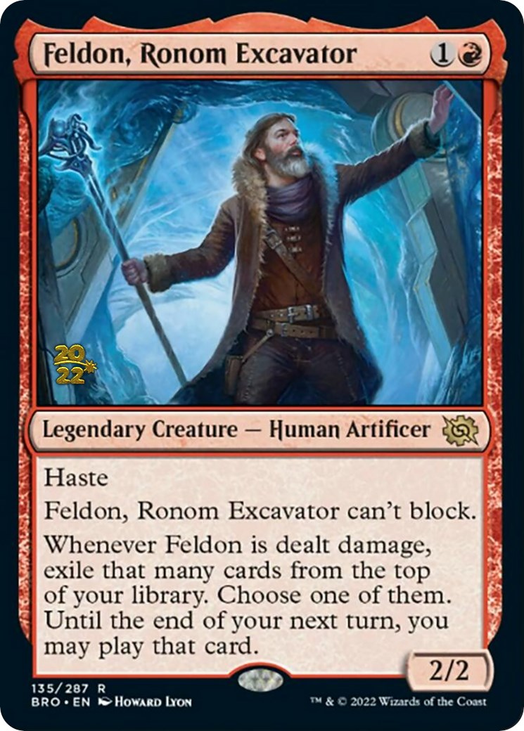 Feldon, Ronom Excavator [The Brothers' War Prerelease Promos] | Lots Moore NSW