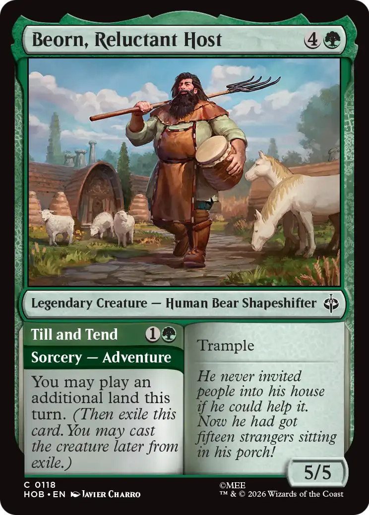 Beorn, Reluctant Host [The Hobbit] | Lots Moore NSW