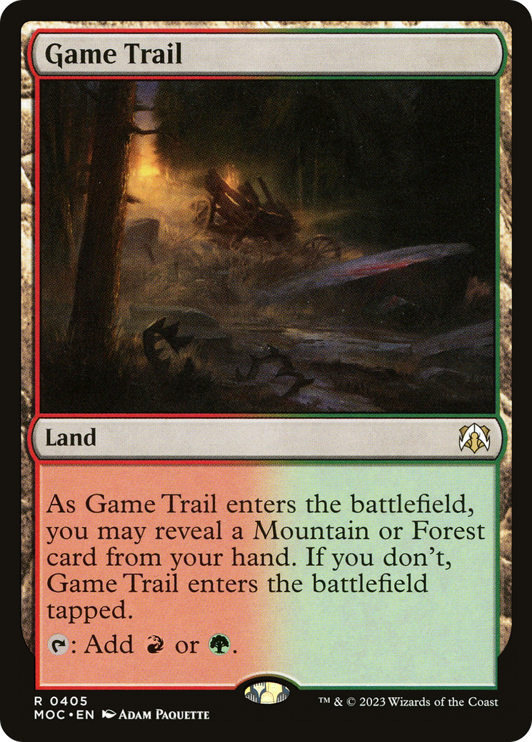 Game Trail [March of the Machine Commander] | Lots Moore NSW