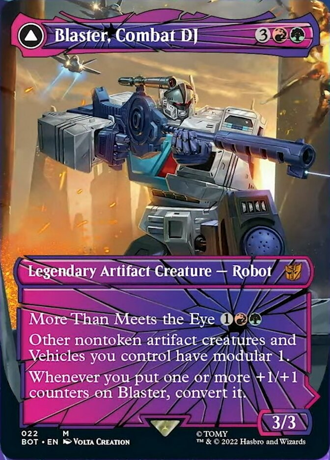 Blaster, Combat DJ // Blaster, Morale Booster (Shattered Glass) [Transformers] | Lots Moore NSW