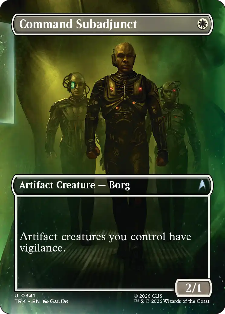 Command Subadjunct (Borderless) [Star Trek] | Lots Moore NSW