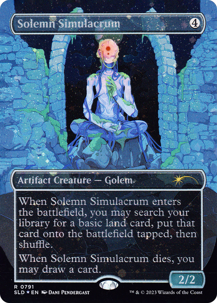 Solemn Simulacrum (1725) (Rainbow Foil) [Secret Lair Drop Series] | Lots Moore NSW