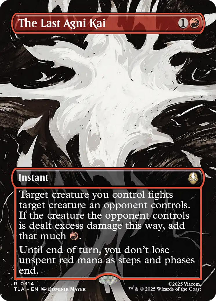 The Last Agni Kai (Borderless) [Avatar: The Last Airbender] Magic: The Gathering | Lots Moore NSW