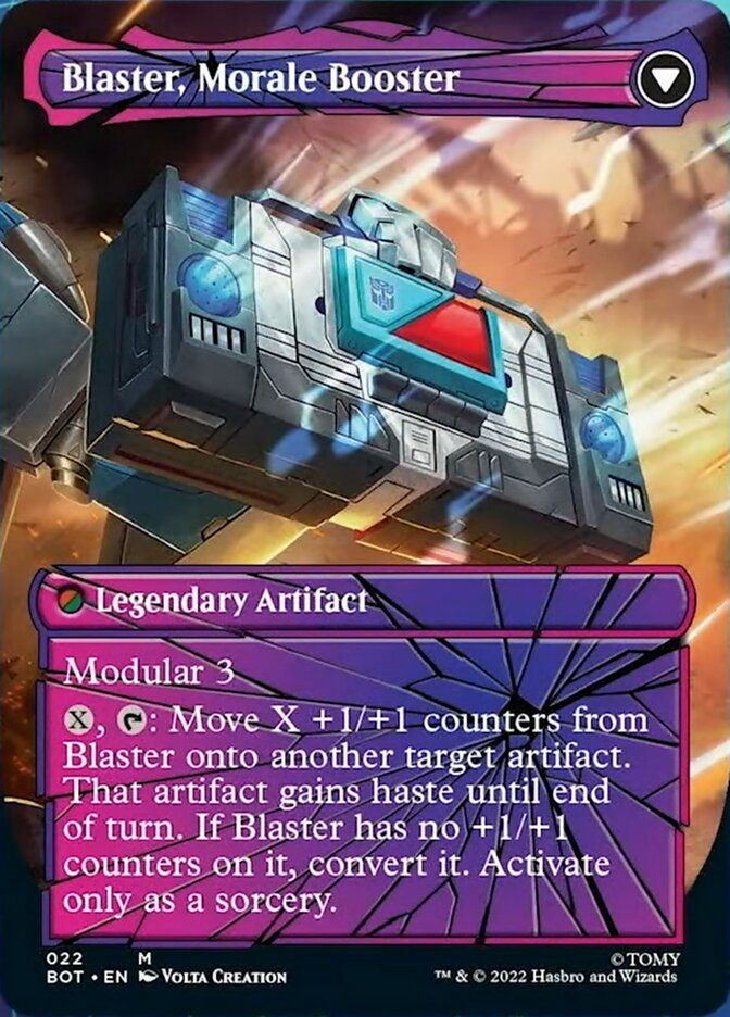 Blaster, Combat DJ // Blaster, Morale Booster (Shattered Glass) [Transformers] | Lots Moore NSW