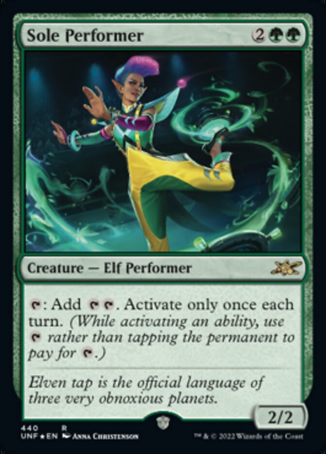 Sole Performer (Galaxy Foil) [Unfinity] | Lots Moore NSW