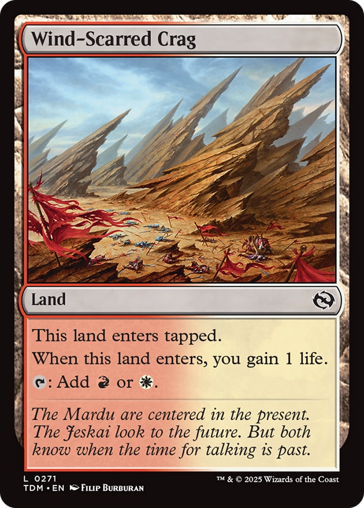 Wind-Scarred Crag [Tarkir: Dragonstorm] | Lots Moore NSW