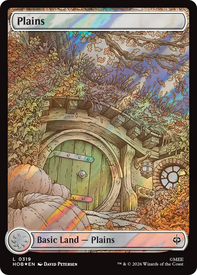 Plains (0319) (Surge Foil) [The Hobbit] | Lots Moore NSW