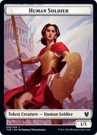 Human Soldier // Tentacle Double-Sided Token [Theros Beyond Death Tokens] | Lots Moore NSW